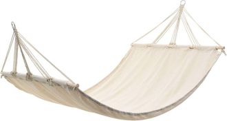 vidaXL Hamaca Con Barra De 210 X 150 Cm Crema Vidaxl