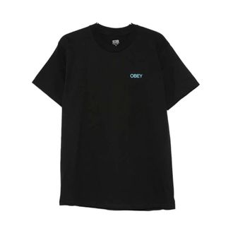 Obey T-Shirts, male, Black, Size: XL Nouveau Angel Classic T-Shirt