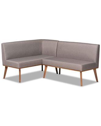 Baxton Studio Dnu Baxton Studio Odessa 2Pc Dining Corner Sofa Bench