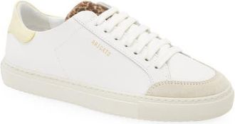 Axel Arigato Clean 90 Sneaker in White/Light Yellow at Nordstrom, Size 7.5Us