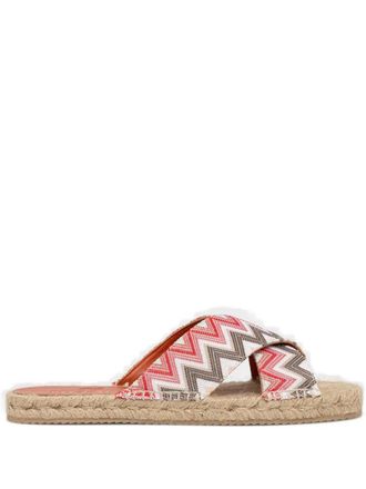 Missoni Espadrilles met zigzag-patroon - Wit