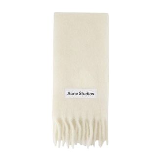 Acne Studios Bufanda Skinny de Mohair - Accessories - unisex - Beige - ONE SIZE