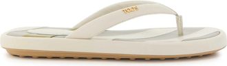 Tod's Sand Padded Leather Sandals - White - 39 (IT39 / UK6)