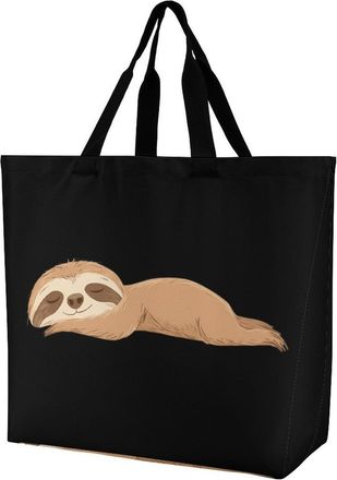 Generic Do Nothing Reusable Shopping Bags Large Capacity Grocery Bag Heavy Duty Tote for Women 40x40x16cm