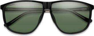 Smith Mono Lake 63mm ChromaPop Polarized Sunglasses in Black /Gray Green at Nordstrom