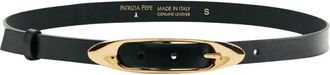 Patrizia Pepe Cintura in Pelle - - Accessories - Donna - Nero - XS