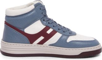 Hogan Basket Sneakers met Memory Foam Technologie - Dames - Sneakers - Blauw - 36 1/2 EU - Leer - Schoenen