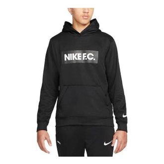 Nike F.C Logo Hoodie Black DC9075-010