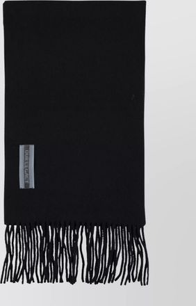 Our Legacy rectangular scarf fringe detail