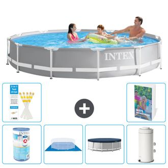 Intex Piscina Prism Frame Redonda - 366x76 Cm - 7-piezas S72