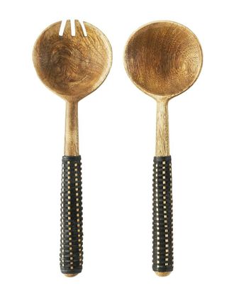 Bella Maison Riva Wooden Salad Serving Set