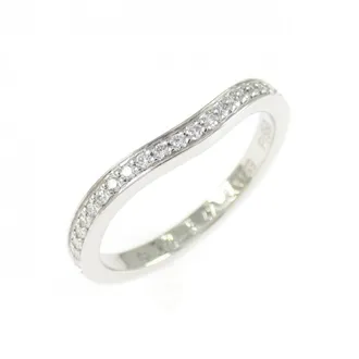 Cartier Platinum Platinum 950 Band Ring (Pre-Owned)
