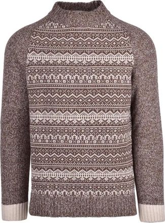 Wool & Co Truien & Vesten, Heren, Veelkleurig, L, Wol, Maglione Girocollo