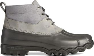 Sperry Top-Sider Brewster lace-up rubber duck boots - unisex - Rubber/Fabric/Rubber/Leather/Fabric - 10.5 - Grey