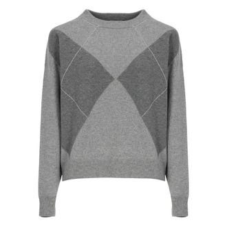 PESERICO Dames, Truien, Grijs, Maat: M