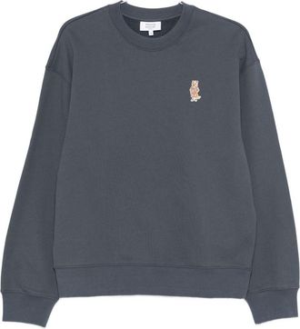 Maison Kitsun&eacute; Dressed Fox Cotton Sweatshirt