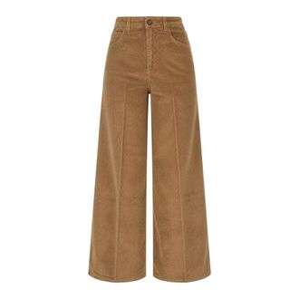 Cruna Taylor Wide Pantaloni - - Trousers - Donna - Marrone - L