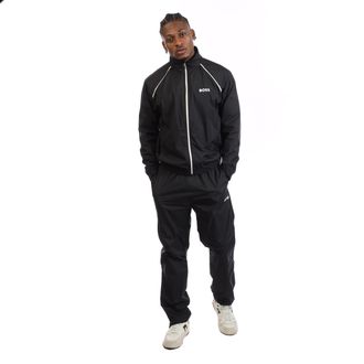 HUGO BOSS Mens Active Tracksuit in Black - Size X-Large