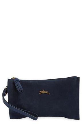 Longchamp Leather Wristlet in Blue at Nordstrom Rack