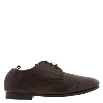 Bally Plume Pebbled Leather Derby Shoes, Brand Size 5.5 ( US Size 6.5 )
