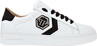 Philipp Plein Arrow Force Low-Top Sneakers - Dames - Sneakers - Wit - 36 EU - Leer - Schoenen