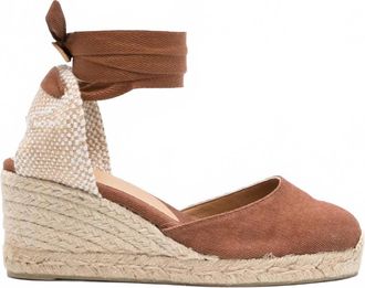 Castaner Womens Carina Espadrilles Wedge Sandal In Pecan
