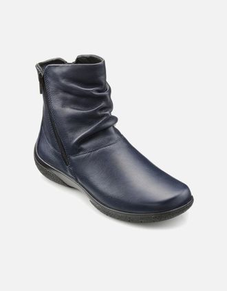Hotter Womens Whisper Womens Ankle Boots - Navy - Size: 4.5
