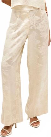 Marie Oliver Rudy Wide-Leg Pant In Summer White