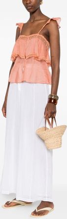 Forte_Forte Womens Voile Cotton And Silk Trousers