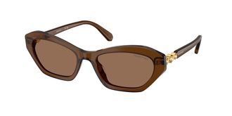Swarovski SK6048 108473 Womens Sunglasses Brown Size 54