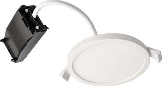 Trade Shop Trade Shop - Plafoniera Tonda Incasso 10cm Faretto Led 7w Moderno Pannello Luce Calda Soffitto