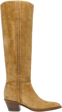 Buttero Annie Hoge Laars - Dames - Schoenen - Bruin - Maat: 38 EU Leer