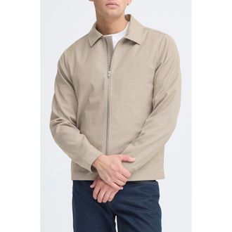 Casual Friday Zip Jacket in Island Fossil at Nordstrom, Size X-Large
