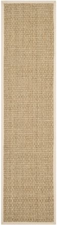 Safavieh Alfombra fibra natural de pastos marinos beige, 76 x 305 cm