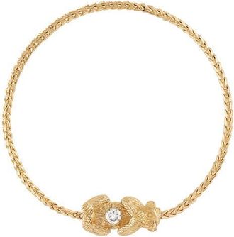 Eden Presley Wise Monkey Bracelet in Yellow Gold - Speak No at Nordstrom, Size 6.5
