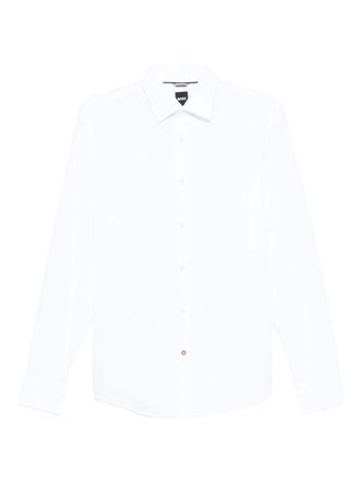 BOSS C Hal Kent shirt - men - Elastane/Cotton - 41 - White