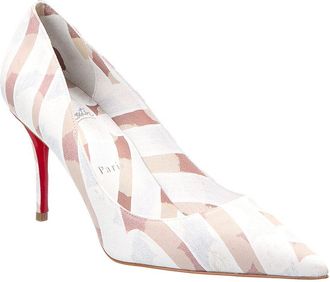 Christian Louboutin Miss Z 100 Coated Canvas Pump