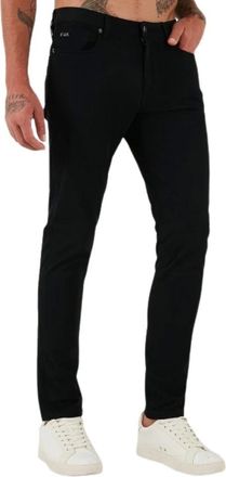 Emporio Armani Broeken, Heren, Zwart, W31, Slim-fit Broeken
