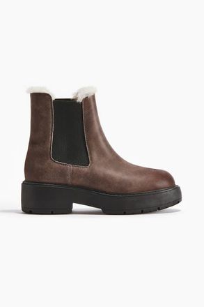 H&M Warm-lined Chelsea Boots in Dark Brown at Nordstrom, Size 10