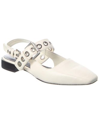 Rag & Bone Moto Astra Leather Slingback Flat