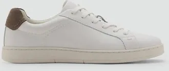 Mango Sneaker pelle inserto contrasto bianco - Uomo - 39 - MANGO MAN