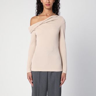 Givenchy Beige sweater with bare shoulder