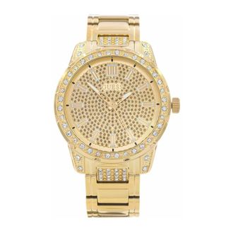 Guess U1339G2 Horloge - Heren - Accessoires - Geel - Maat: ONE Size