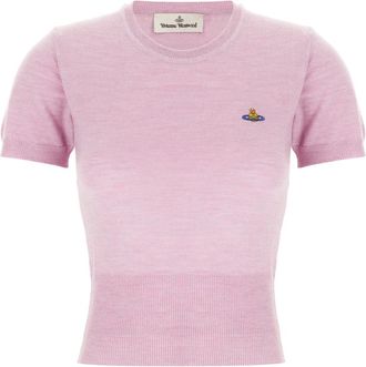 Vivienne Westwood Truien & Vesten, Dames, Roze, XS, Leer, Bea Top