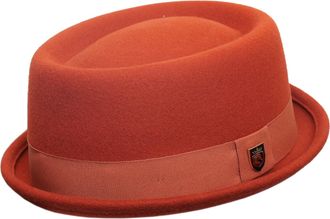 Generic Unisex Pork Pie Hat - Classic Pork Pie HAT - Mods and Movies Pork Pie Hat for Men and Women, Adult Unisex Porkpie Hats (Orange,XL)