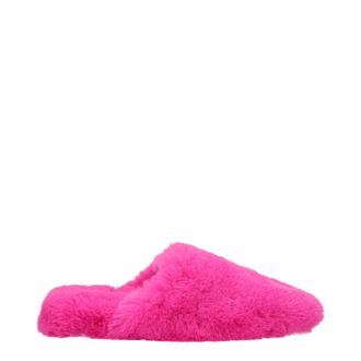 Balenciaga Damess Muiltjes En Klompen Eco Bont Roze/Fluorescerend Roze