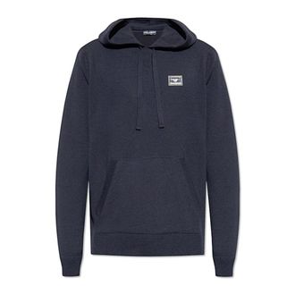 Dolce & Gabbana Felpa - male - Dolce & Gabbana - Hoodies - Blue - M - Sweatshirts & Hoodies