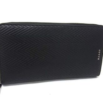 Bally Leather Long Wallet (Bi-Fold) (Pre-Owned)