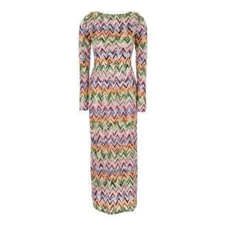 Missoni Maxi Dresses, female, Multicolor, Size: S Long Cover Up
