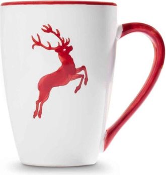 Gmundner Keramik Gmundner Ruby Red Stag Desayuno Taza Supermax 500ml